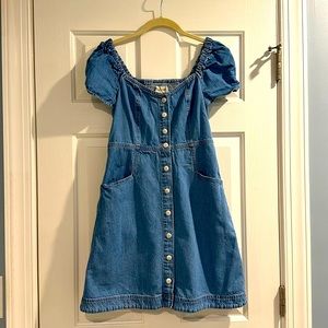 Madewell Jean button up dress.  Size 2.
